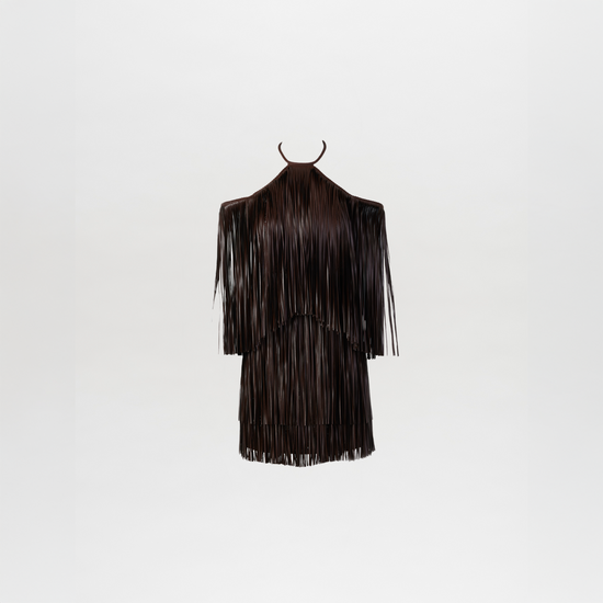 VercelliDressBrown
